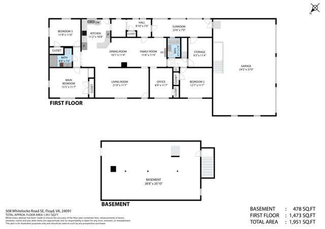 508 Whitelocke RD, Floyd, VA 24091