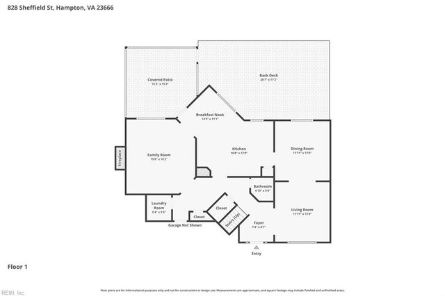 828 Sheffield ST, Hampton, VA 23666