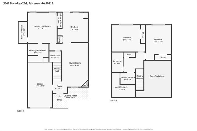 3042 Broadleaf Trail, Fairburn, GA 30213