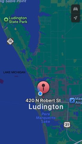420 N ROBERT Street, Ludington, MI 49431
