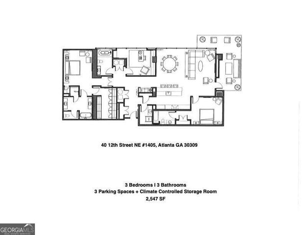 40 12th Street NE 1405, Atlanta, GA 30309