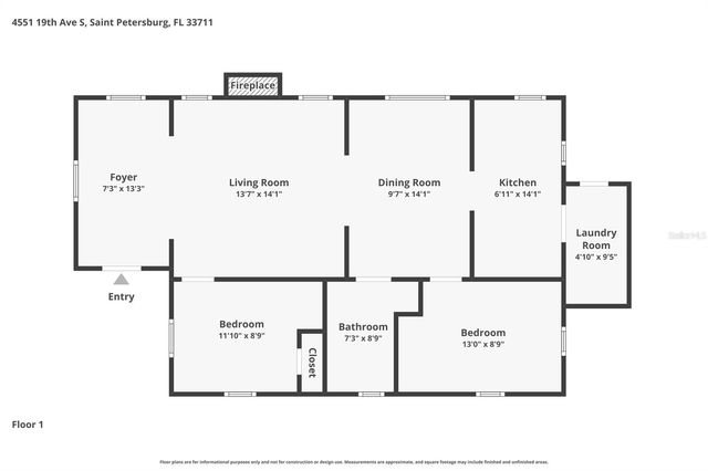 4551 19TH AVENUE S, St Petersburg, FL 33711