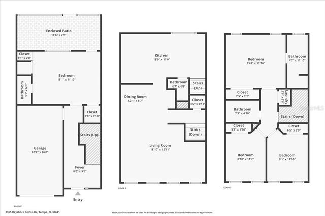 2965 BAYSHORE POINTE DRIVE, Tampa, FL 33611