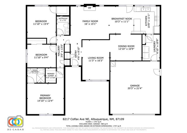 8217 COLFAX Avenue NE, Albuquerque, NM 87109