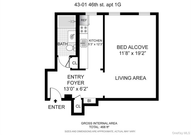 43-01 46 Street 1G, Sunnyside, NY 11104