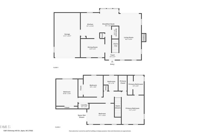 1307 Chimney Hill Drive, Apex, NC 27502