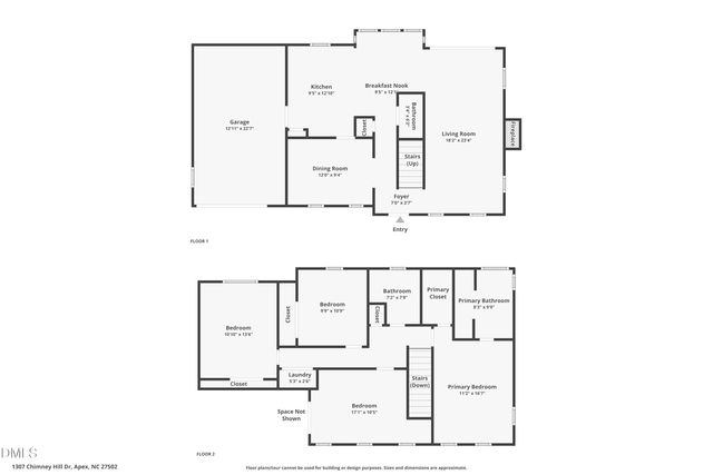 1307 Chimney Hill Drive, Apex, NC 27502