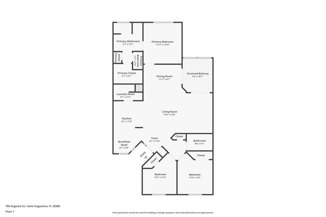 705 Augusta Cir, St Augustine, FL 32086