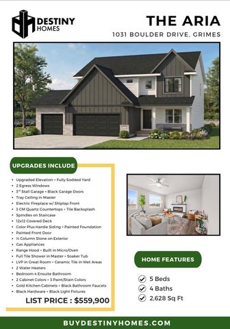 1031 SW Boulder Drive, Grimes, IA 50111