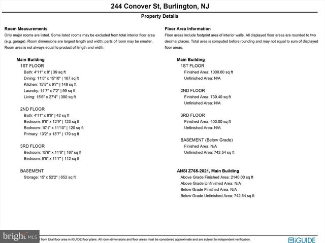244 CONOVER ST, Burlington, NJ 08016