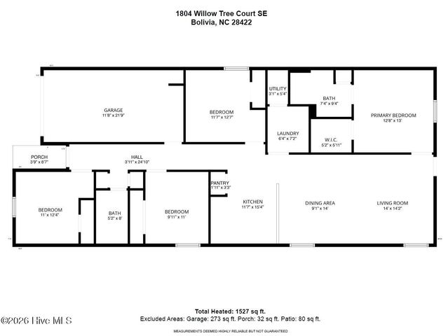1804 Willowtree Court SE, Bolivia, NC 28422