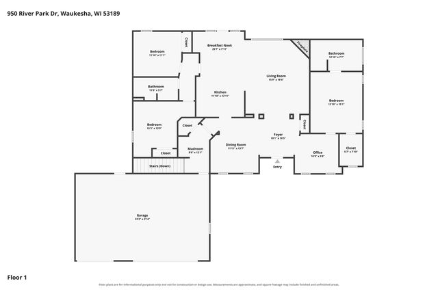 950 River Park DRIVE, Waukesha, WI 53189