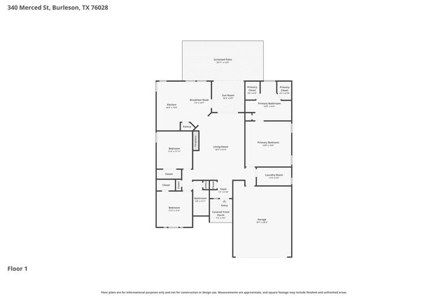 340 Merced Street, Burleson, TX 76028