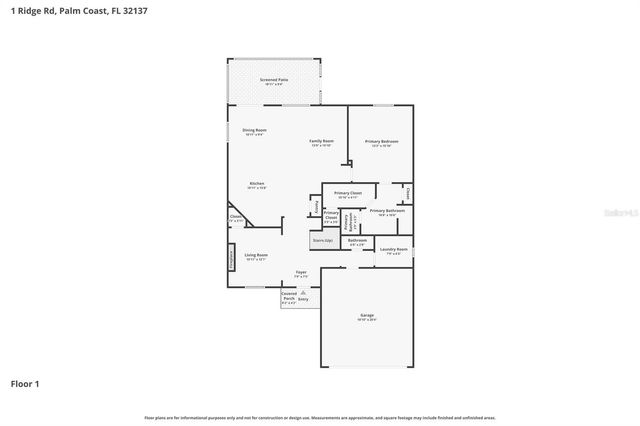1 RIDGE ROAD, Palm Coast, FL 32137