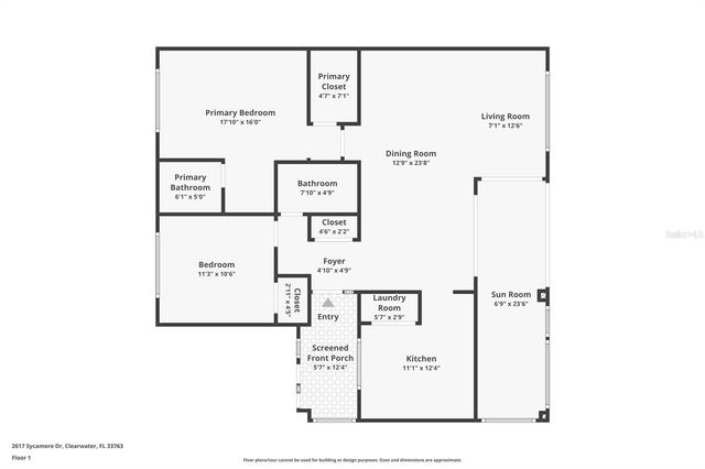 2617 SYCAMORE DRIVE, Clearwater, FL 33763