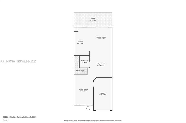 180 SW 185th Way, Pembroke Pines, FL 33029
