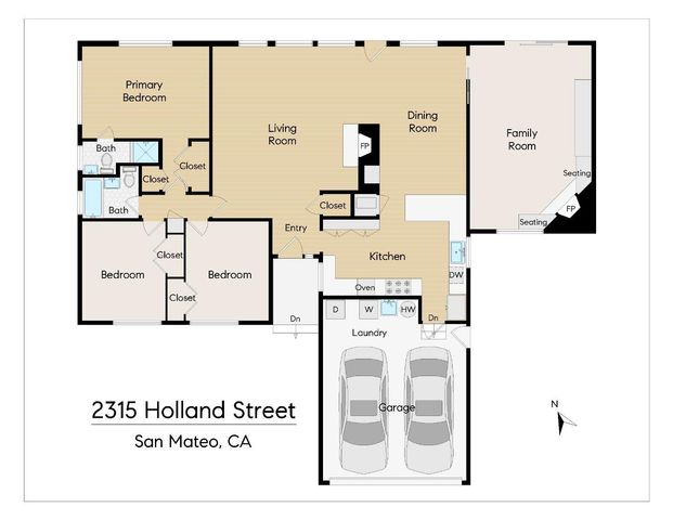 2315 Holland Street, San Mateo, CA 94403