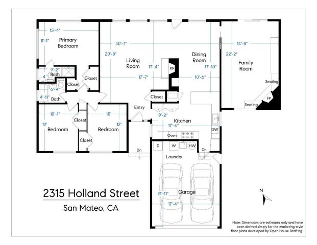 2315 Holland Street, San Mateo, CA 94403