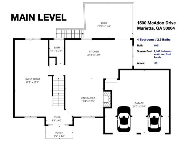 1500 McAdoo Drive SW, Marietta, GA 30064
