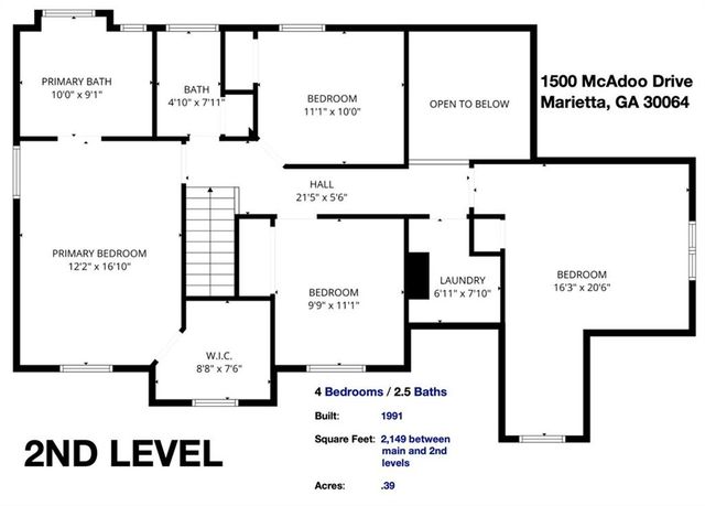 1500 McAdoo Drive SW, Marietta, GA 30064