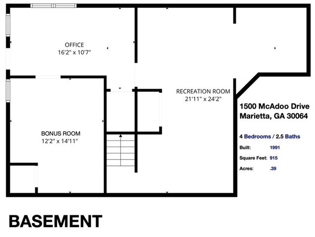 1500 McAdoo Drive SW, Marietta, GA 30064