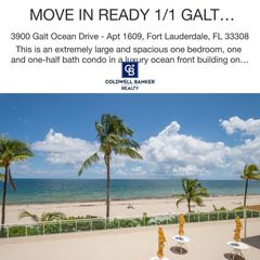 3900 Galt Ocean Drive 1609, Fort Lauderdale, FL 33308