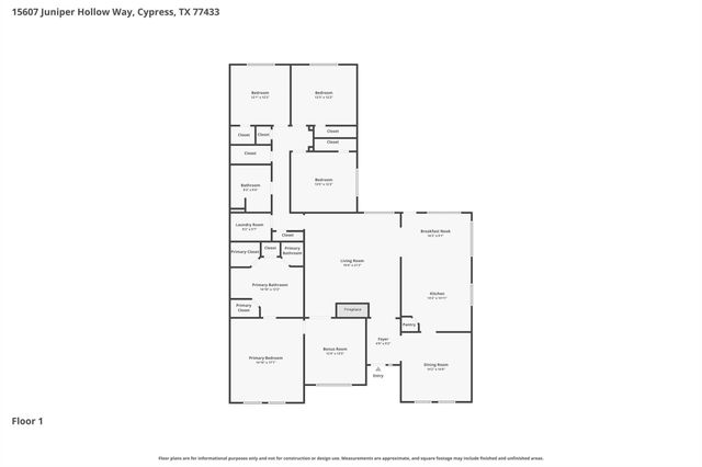 15607 Juniper Hollow Way, Cypress, TX 77433