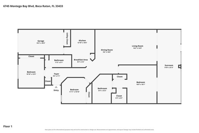 6745 Montego Bay Boulevard, Boca Raton, FL 33433