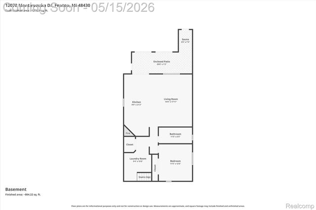 12078 Mantawauka Drive, Fenton Charter Township, MI 48430