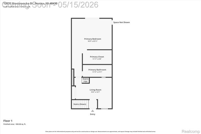 12078 Mantawauka Drive, Fenton Charter Township, MI 48430