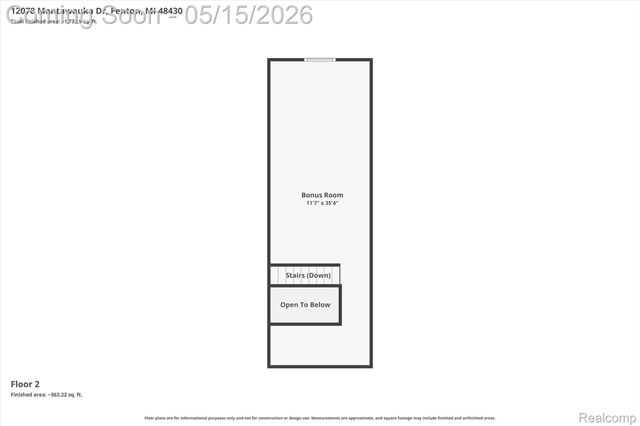12078 Mantawauka Drive, Fenton Charter Township, MI 48430