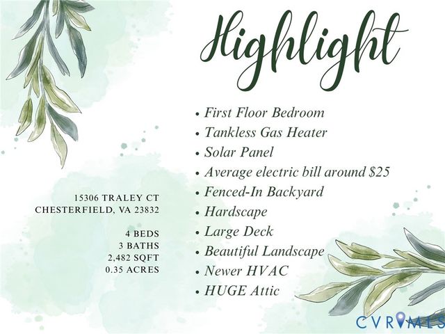 15306 Traley Ct, Chesterfield, VA 23832