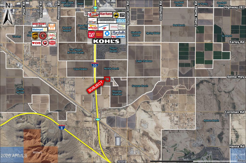 Image 1 of property listing at 0 E Selma Highway -, Casa Grande, AZ 85194