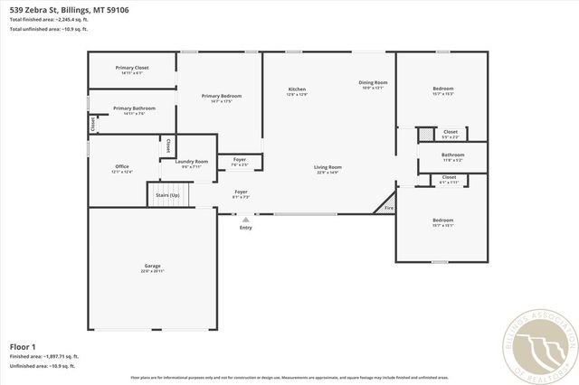 539 Zebra Street, Billings, MT 59106
