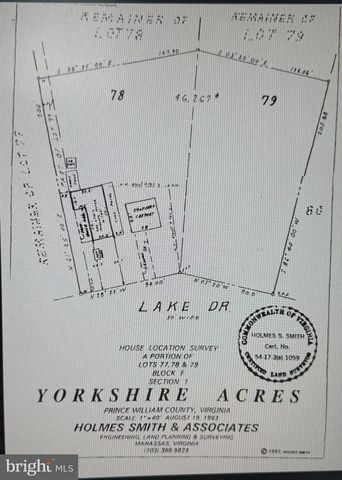 7421 LAKE DR, Manassas, VA 20111