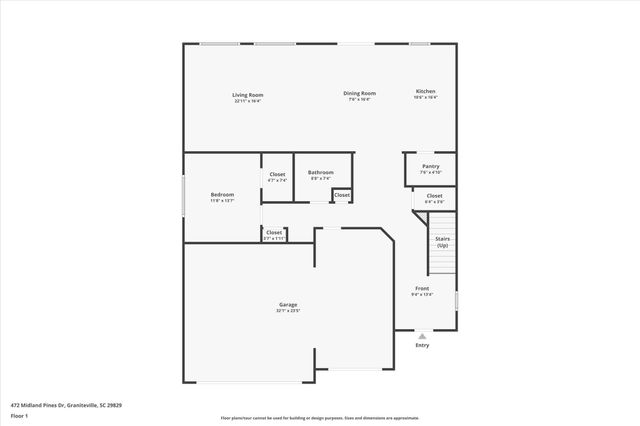 472 Midland Pines Drive, Graniteville, SC 29829