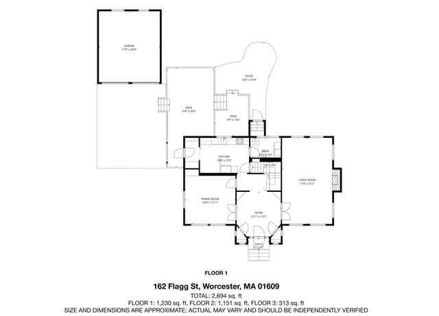 162 Flagg St, Worcester, MA 01609