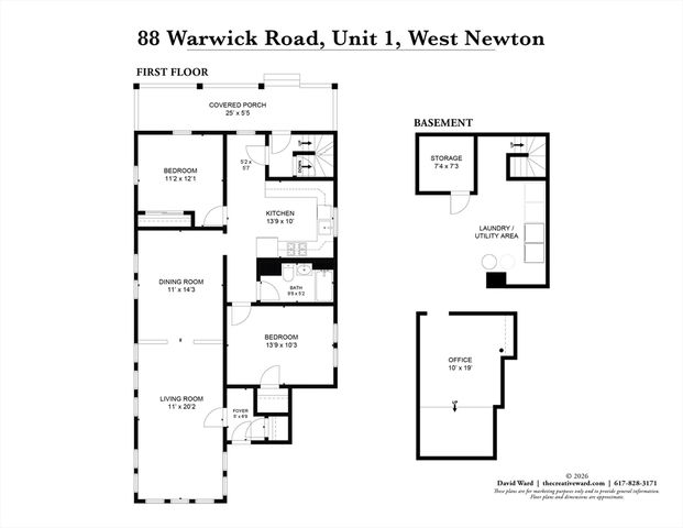 88 Warwick Rd 1, Newton, MA 02465
