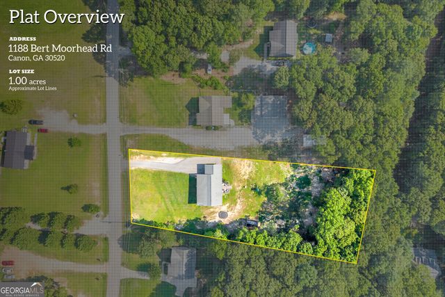 1188 Bert Moorhead Road, Canon, GA 30520
