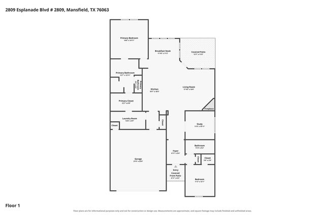 2809 Esplanade Boulevard 2809, Mansfield, TX 76063