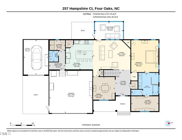 257 Hampshire Court, Four Oaks, NC 27524