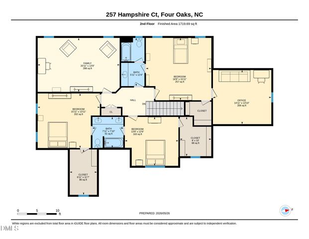 257 Hampshire Court, Four Oaks, NC 27524