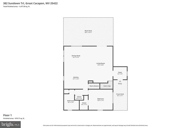 382 SUNDOWN TRL, Great Cacapon, WV 25422