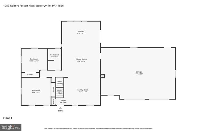 1089 ROBERT FULTON HWY, Quarryville, PA 17566