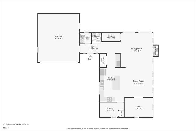 17 Bradford Rd, Natick, MA 01760