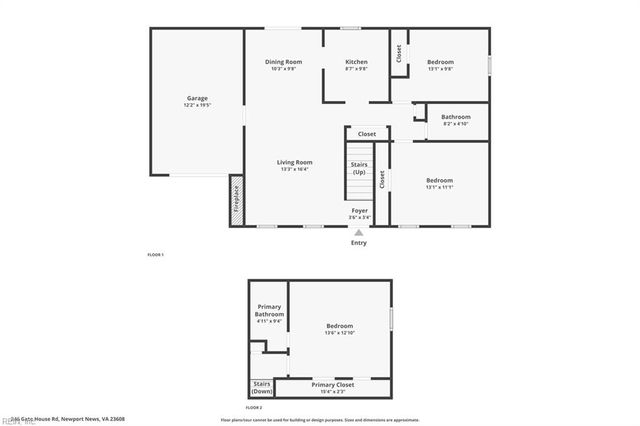 246 Gate House RD, Newport News, VA 23608