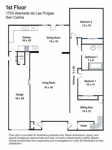 1753 Alameda de las Pulgas, San Carlos, CA 94070