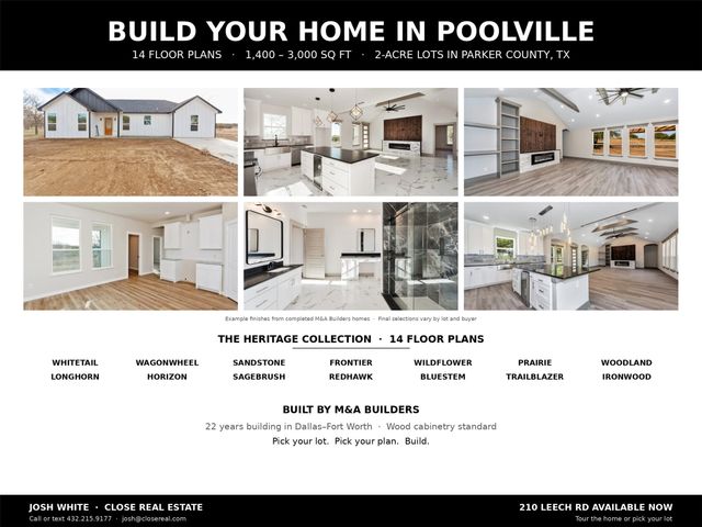 210 Leech Road, Poolville, TX 76487
