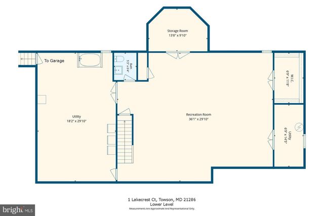 1 LAKECREST CT, Towson, MD 21286