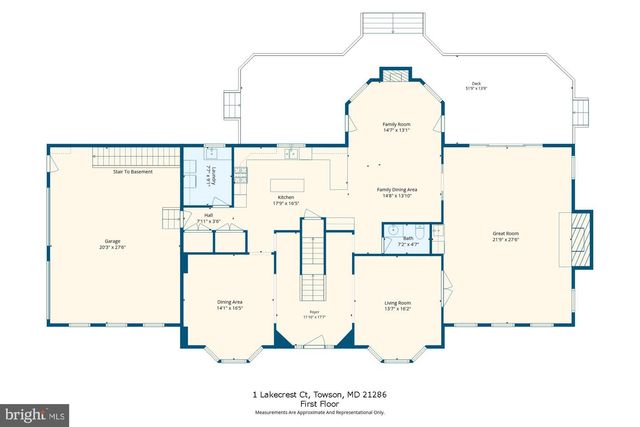 1 LAKECREST CT, Towson, MD 21286